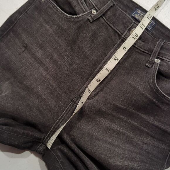 Abercrombie & Fitch Simone High Rise Super Skinny 4/27 Black Wash - Picture 9 of 10